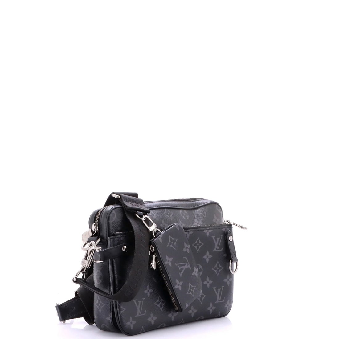 Louis Vuitton Trio Eclipse Canvas Reverse Monogram Bag Messenger - 2