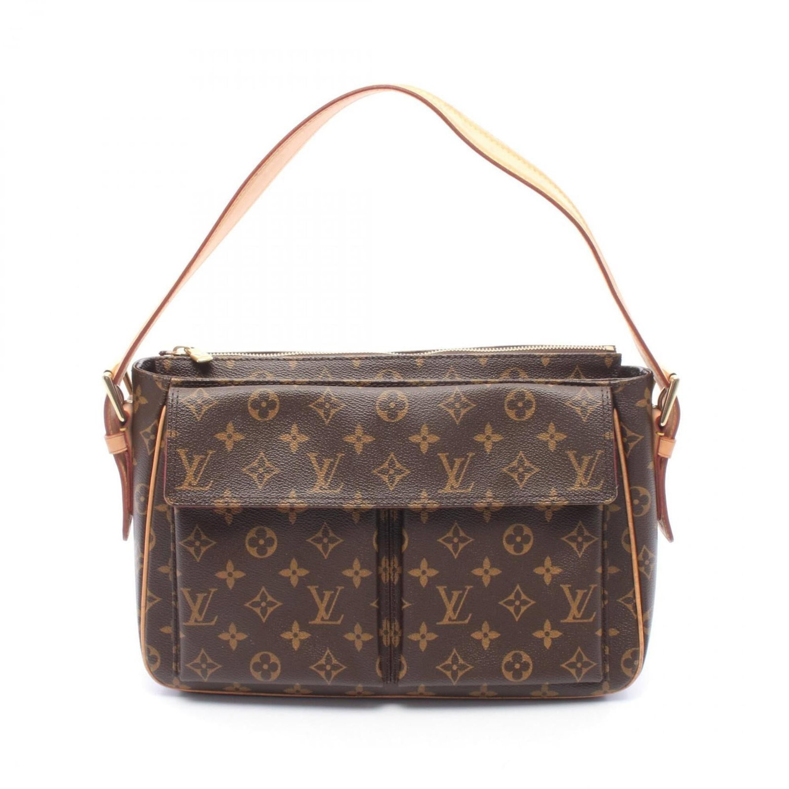 Canvas Coated Handbag Bag Shoulder Louis Vuitton: Canvas Coated Handbag Bag Shoulder Louis Vuitton Canvas Coated Handbag Bag Shoulder Louis Vuitton - A stylish and compact shoulder bag made from coated canvas, featuring the iconic Monogram pattern in
