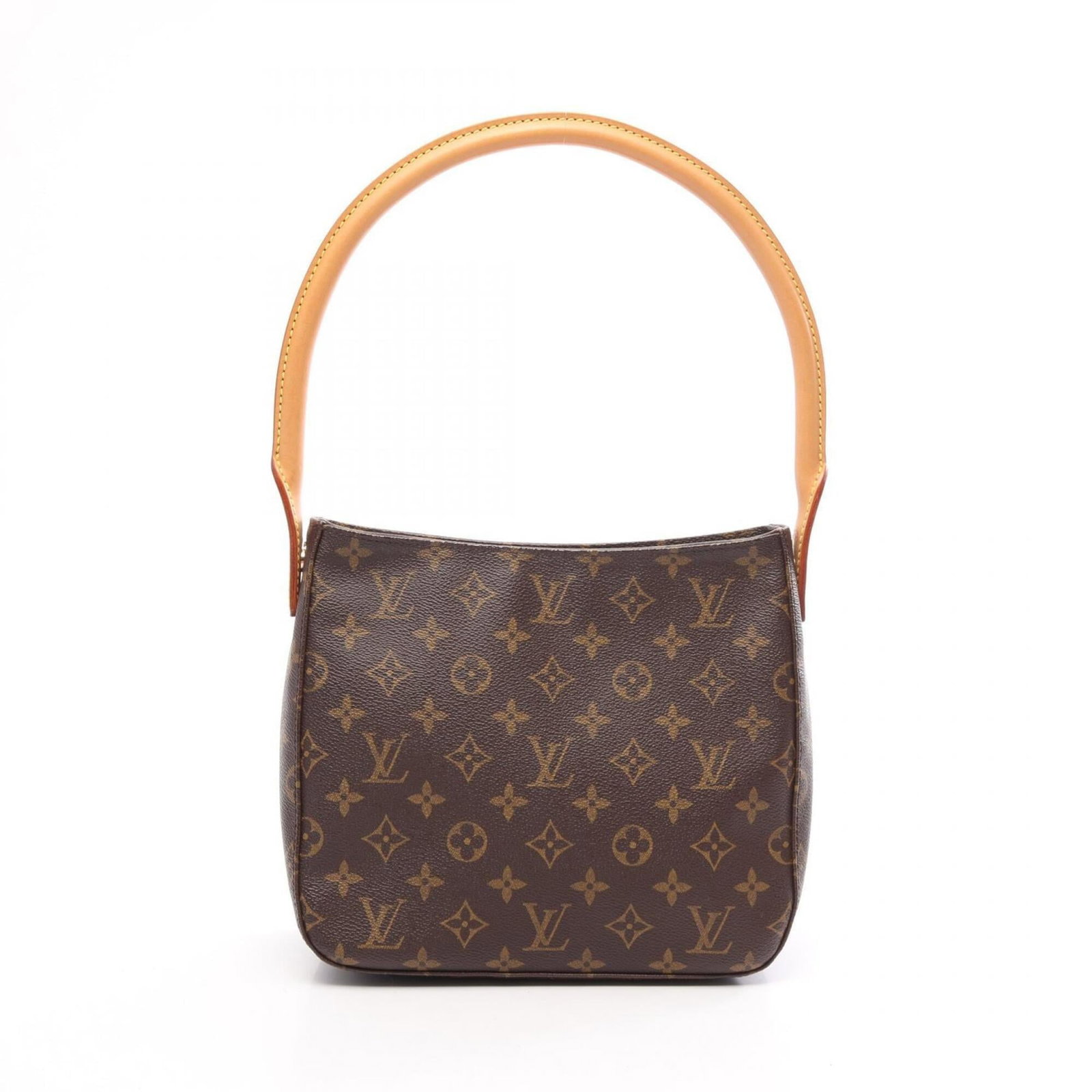 Shoulder Bag Coated Canvas Leather Louis Vuitton (1 of 10)