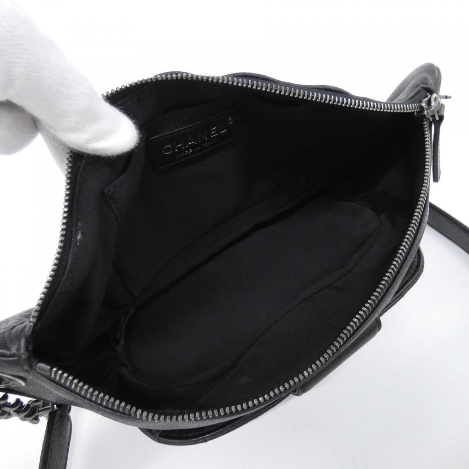 Fanny Pack Leather By Chanel - 6
