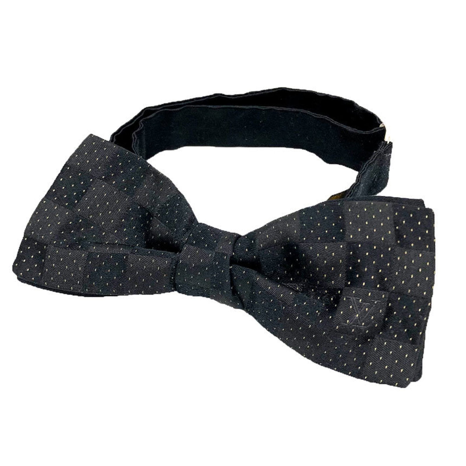 Louis Vuitton Bow Tie Silk 97% Metal 3% (1 of 3)