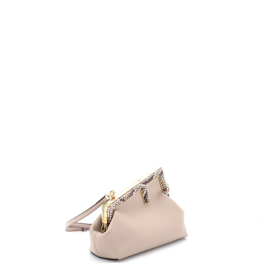 Fendi first bag small leather python - 2