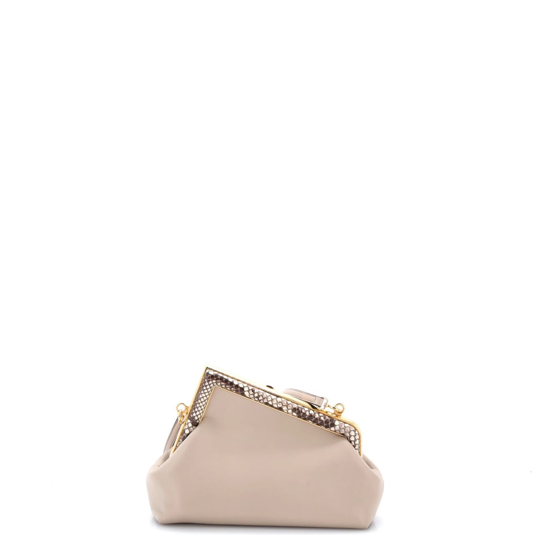Fendi first bag small leather python - 3
