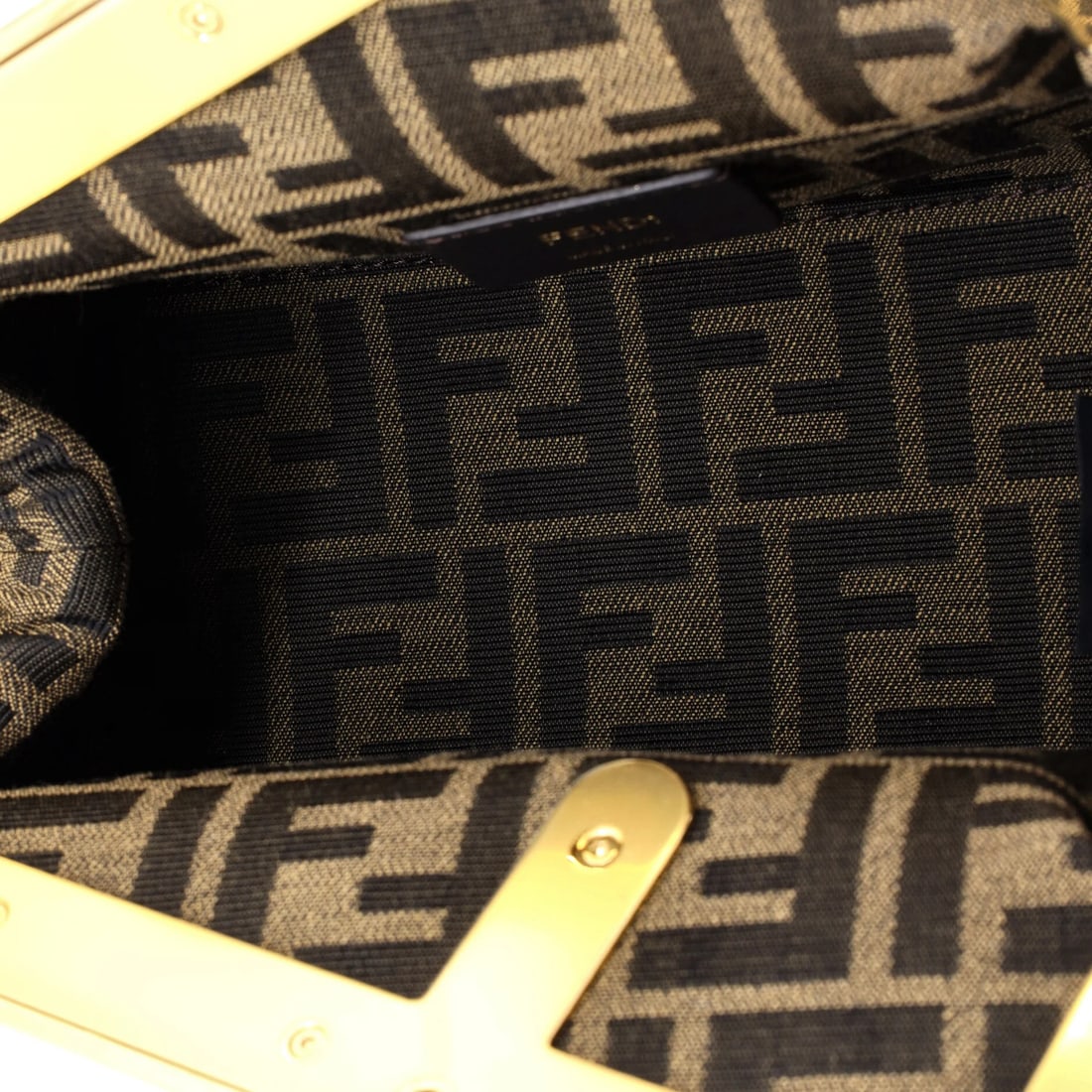Fendi first bag small leather python - 5