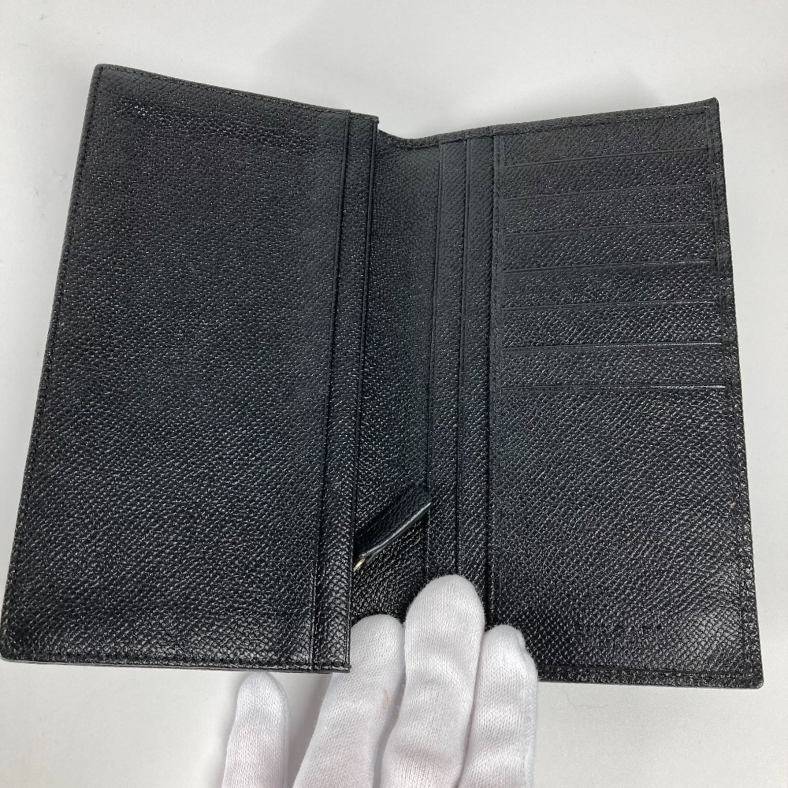 Long Bi fold Wallet Leather - 8