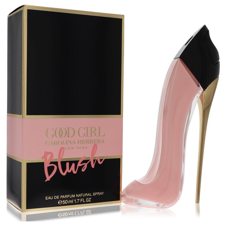 Good Girl Blush by Carolina Herrera Eau De Parfum Spray 1.7 oz: Good Girl Blush by Carolina Herrera Eau De Parfum Spray 1.7 oz Carolina Herrera's Good Girl Blush Eau De Parfum Spray is a timeless fragrance. This 1.7 oz eau de parfum spray offers a sophisticated sc