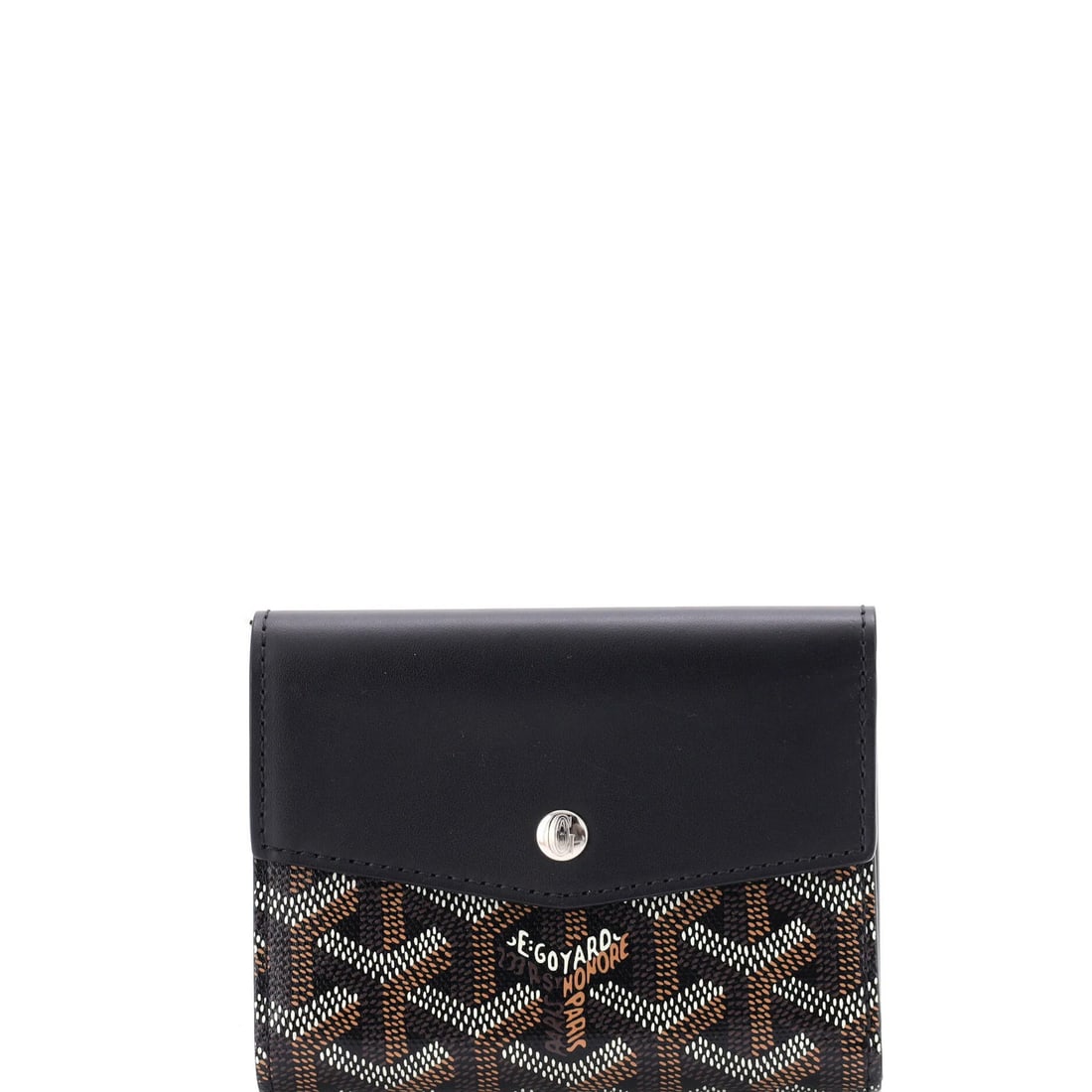 Saint Gabriel Wallet Coated Canvas Leather Compact: Saint Gabriel Wallet Coated Canvas Leather Compact The Saint Gabriel Wallet Coated Canvas Leather Compact boasts a sleek, black design with a mix of canvas coated leather and premium leather interior.