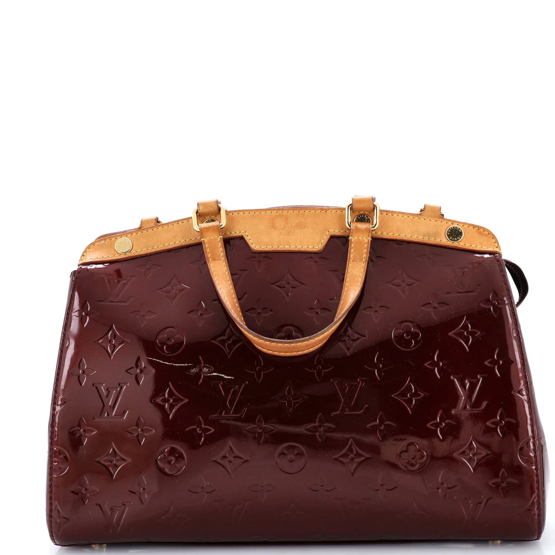 Louis Vuitton Handbag Monogram Brea Vernis MM (1 of 8)