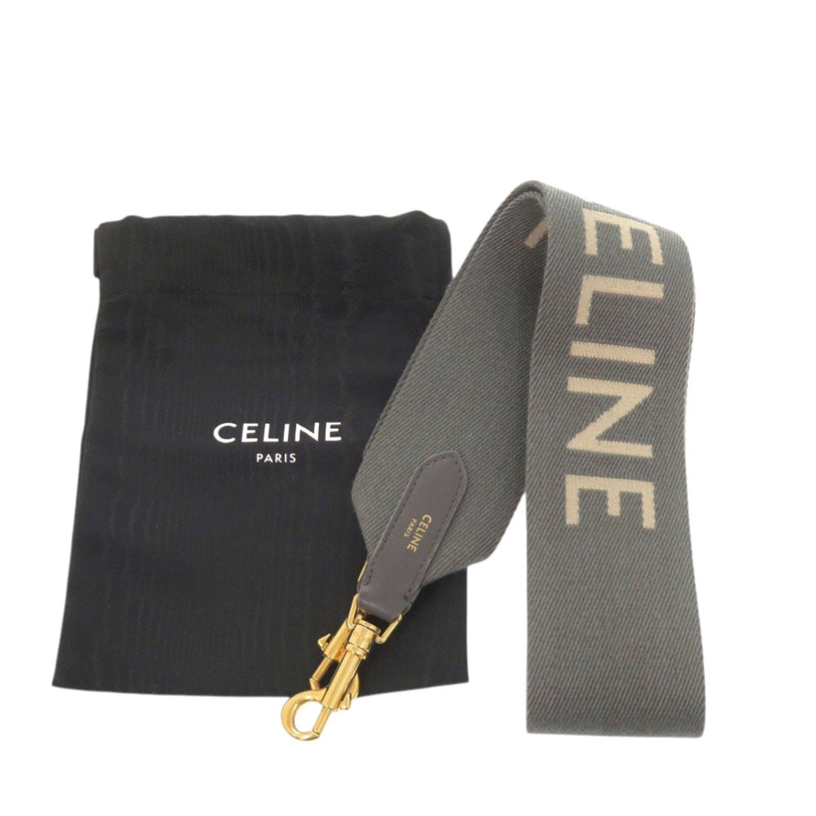 Canvas Leather Strap Celine - 2