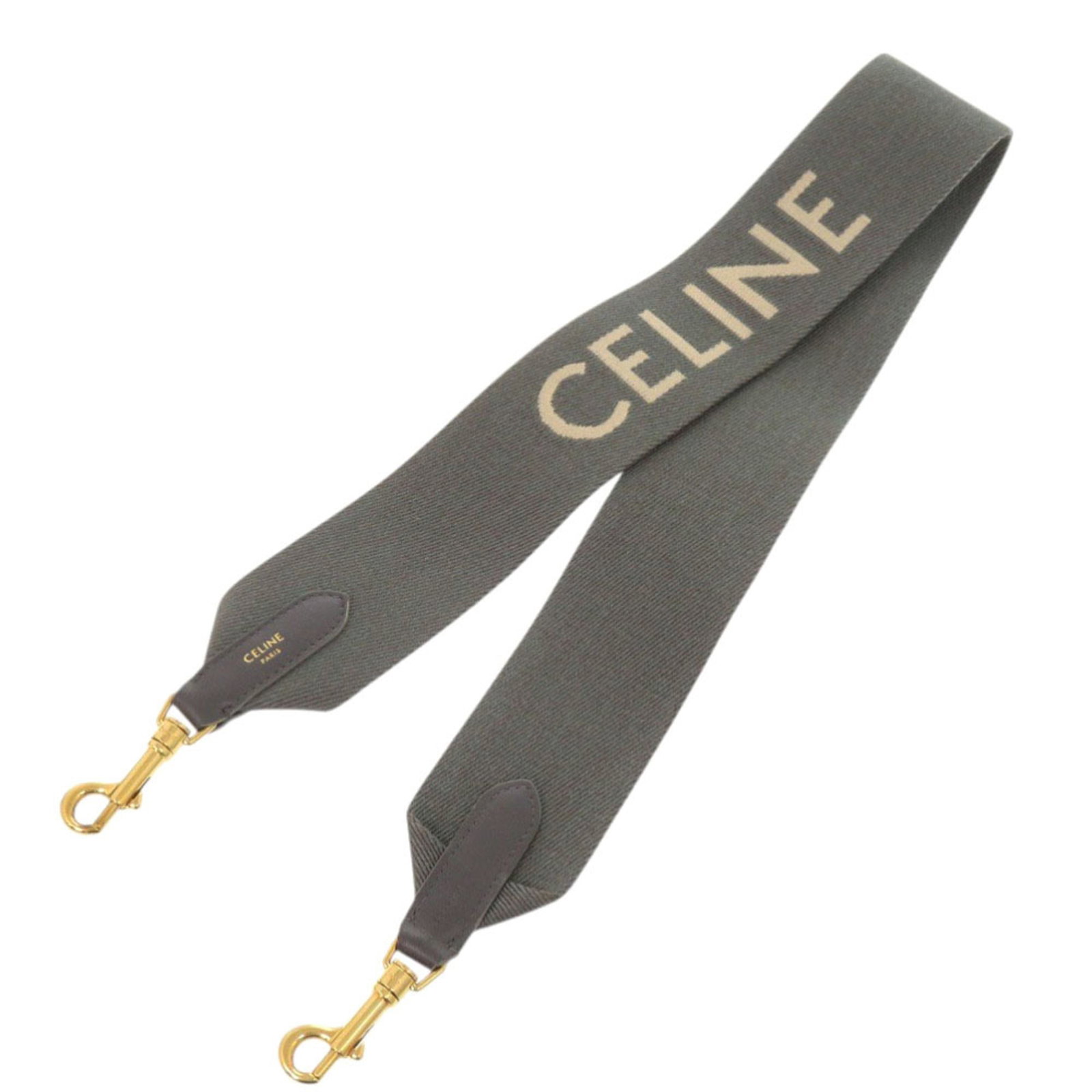 Canvas Leather Strap Celine - 3