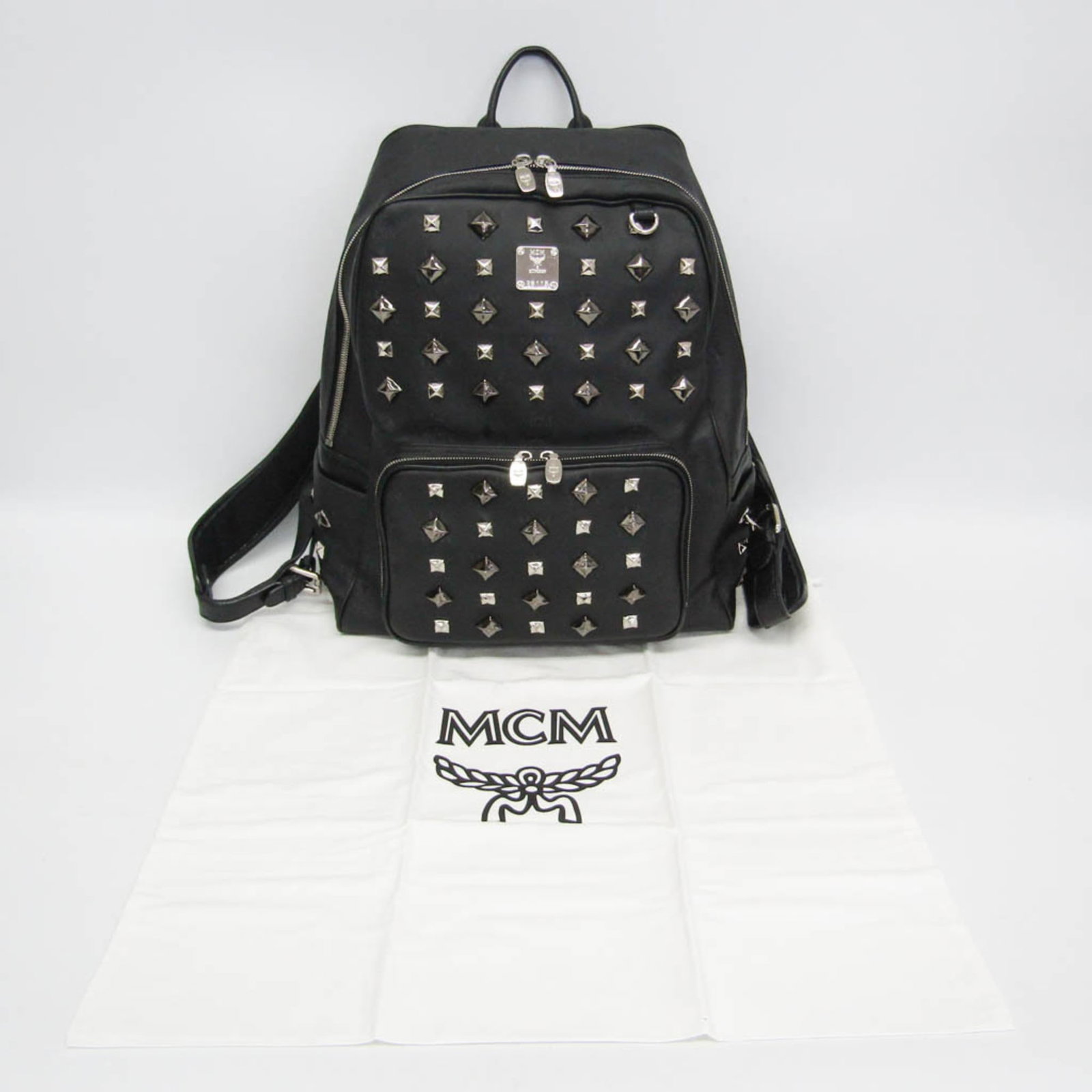 Mcm leather backpack pvc - 2