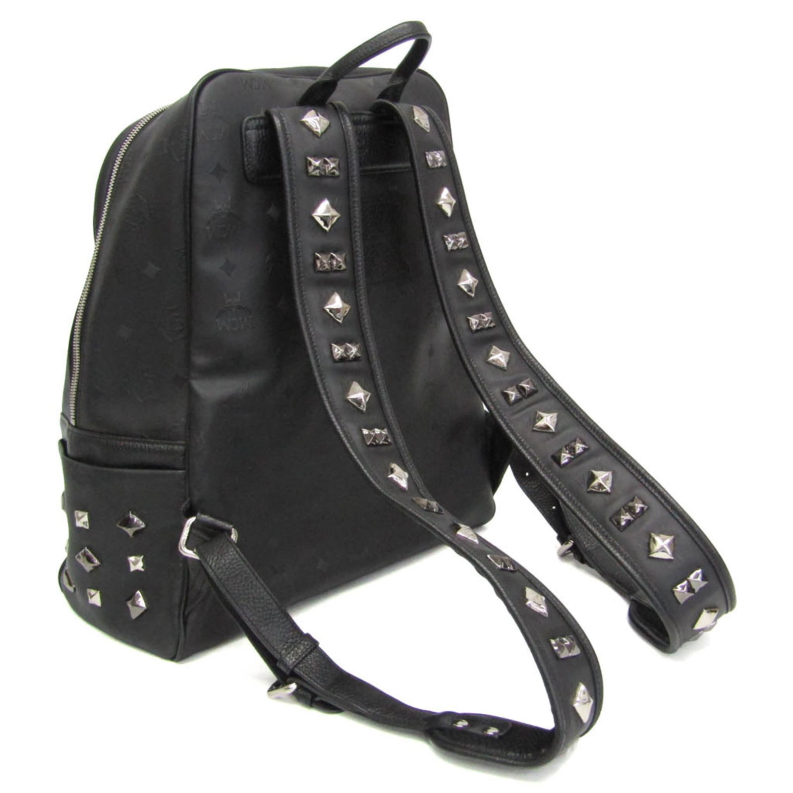 Mcm leather backpack pvc - 3