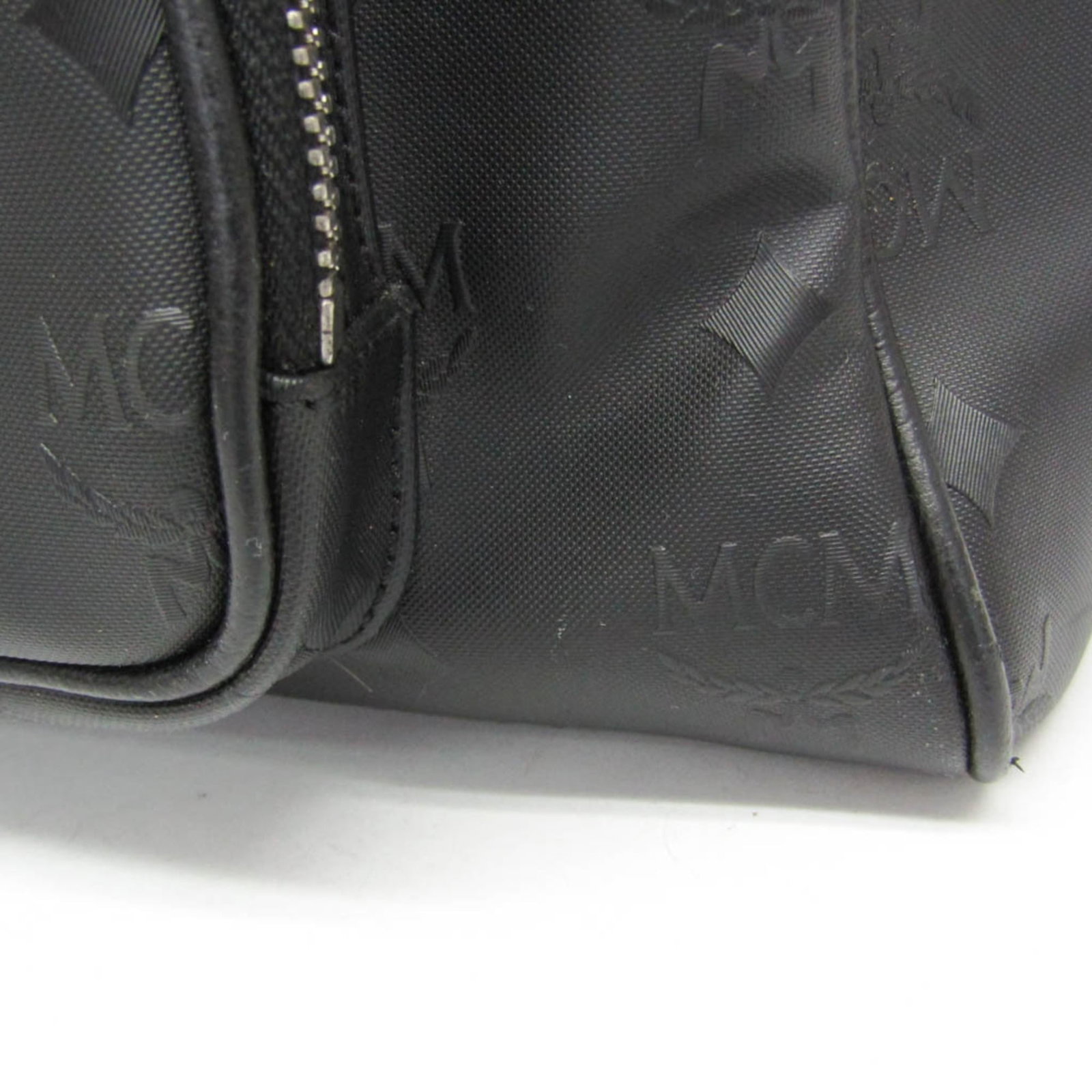 Mcm leather backpack pvc - 9