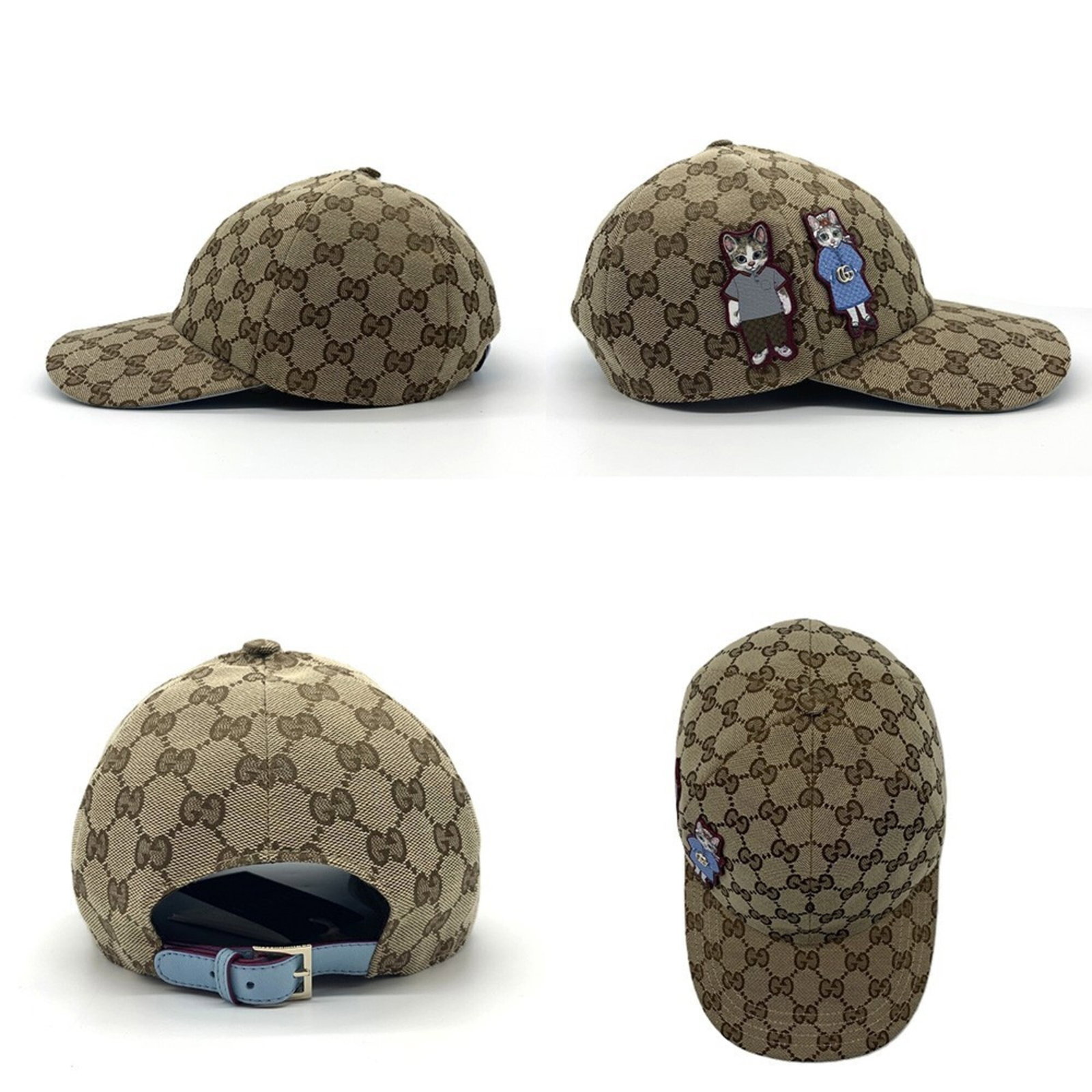 Canvas Baseball Cap Gucci - 3