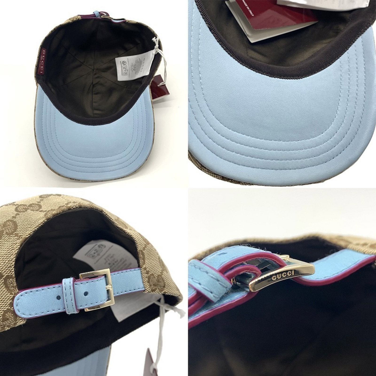 Canvas Baseball Cap Gucci - 4