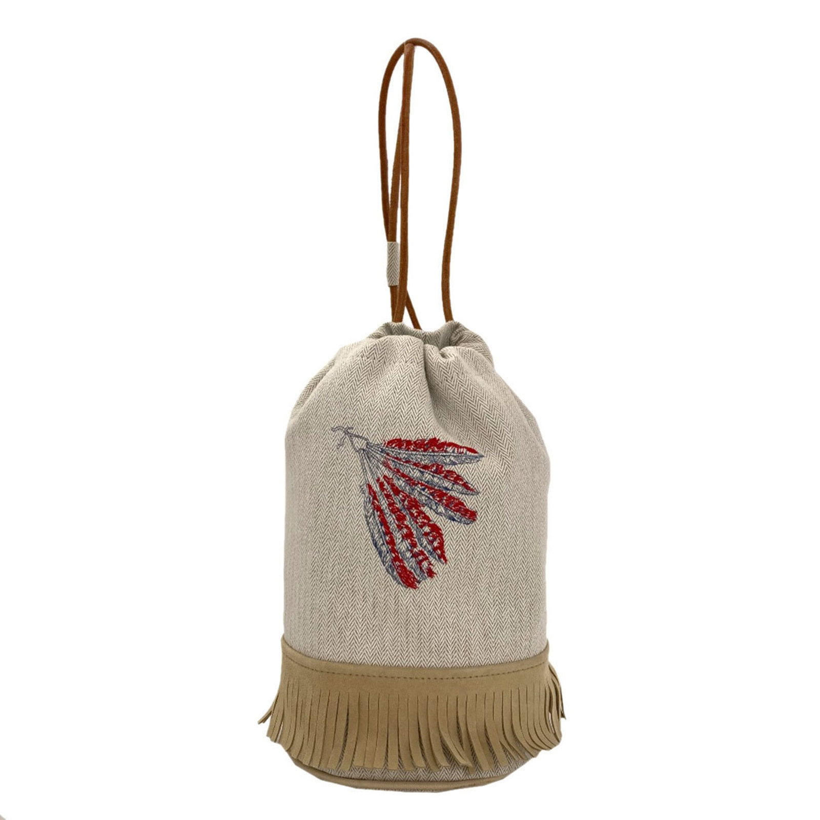 Shoulder Bag Canvas By Hermes: Shoulder Bag Canvas By Hermes Canvas by Hermes shoulder bag in beige, measuring 25.5cm x 15.5cm x 14cm. This canvas bag features a classic design with clean lines and a spacious interior. A simple