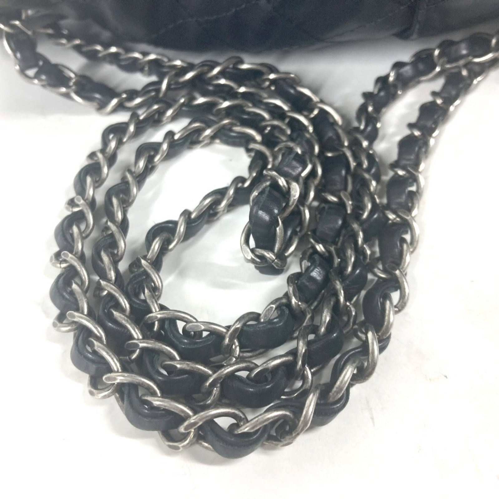 Chanel leather backpack - 8