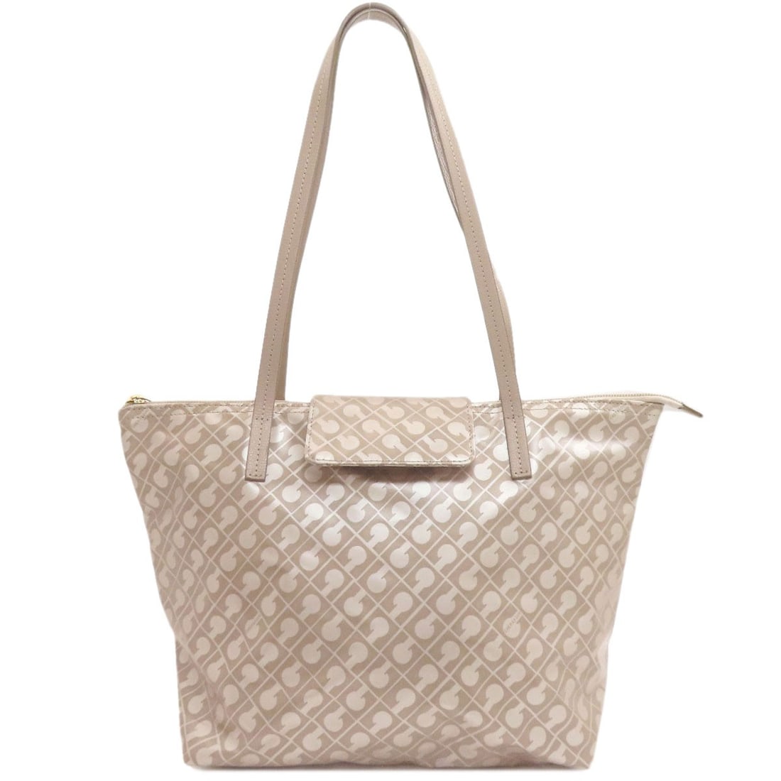 Gherardini Logo Motif Softy Tote Bag Polyester Polyurethane Coating: Gherardini Logo Motif Softy Tote Bag Polyester Polyurethane Coating Beige Gherardini Logo Motif Softy Tote Bag made from Polyester with Polyurethane Coating. This tote bag features the iconic GHERARDI