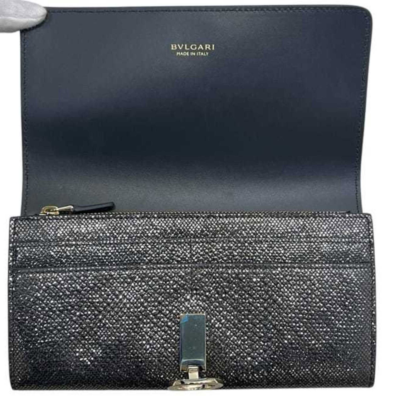 Long Bi fold Wallet Leather - 4