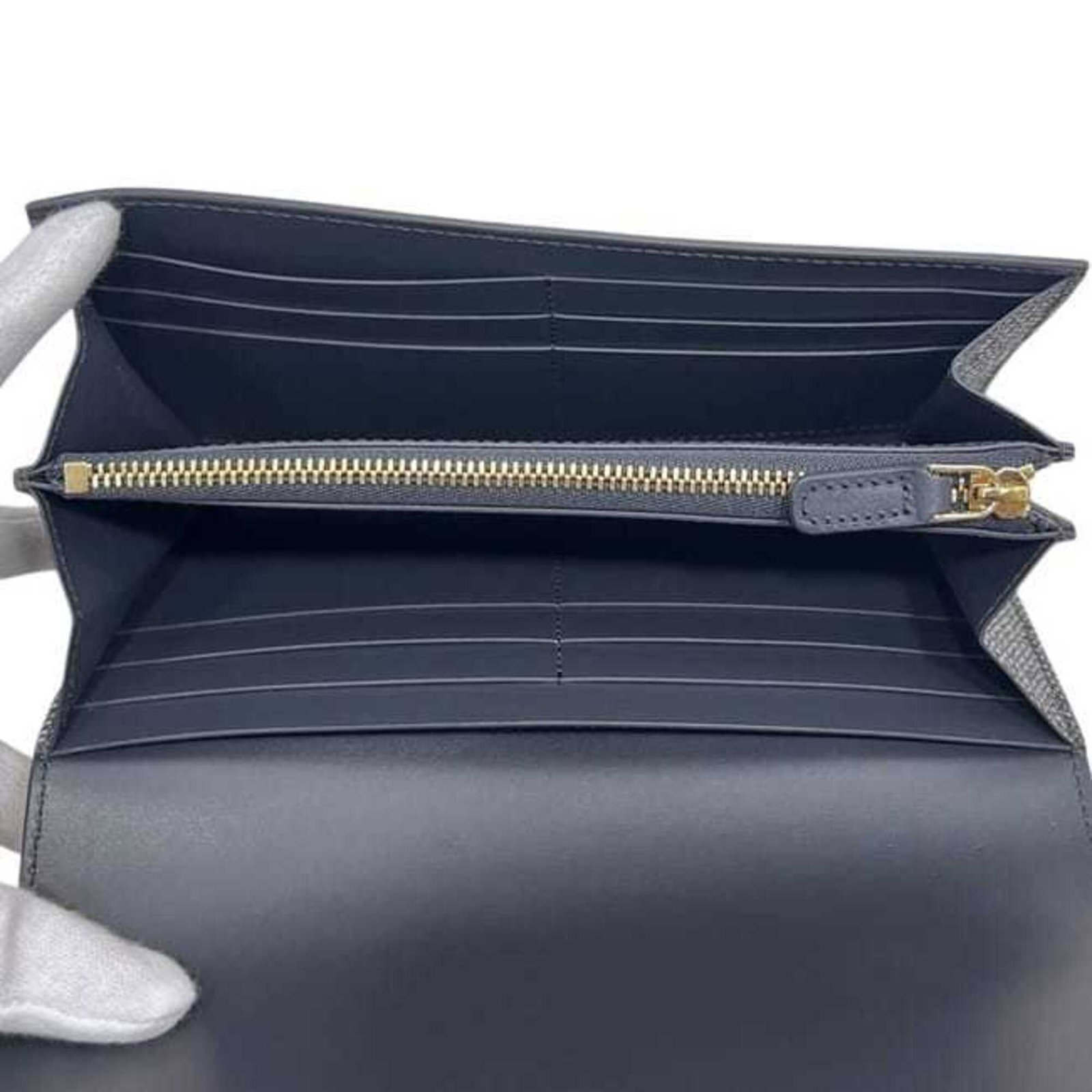 Long Bi fold Wallet Leather - 5