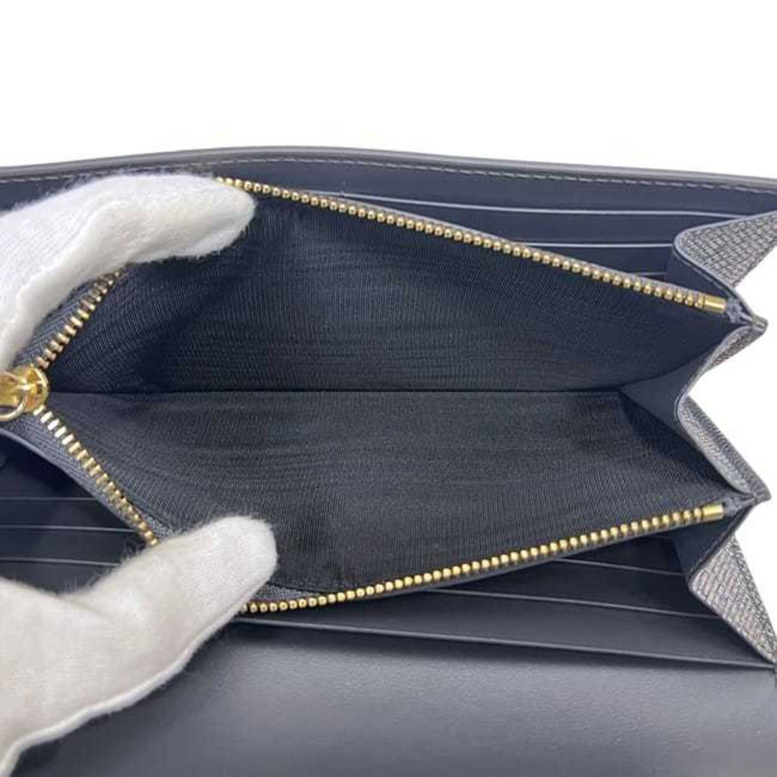 Long Bi fold Wallet Leather - 6