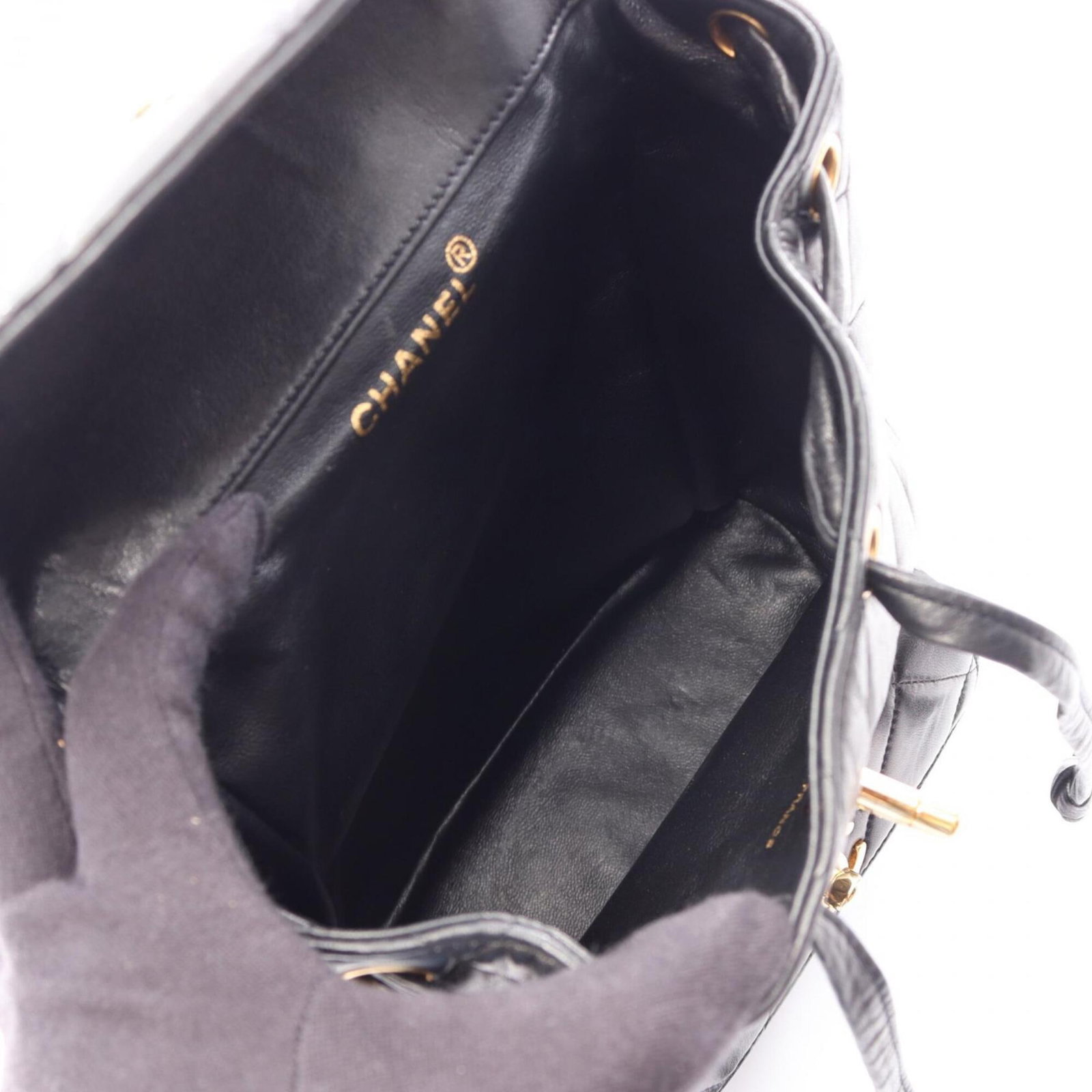 Chanel leather backpack - 3