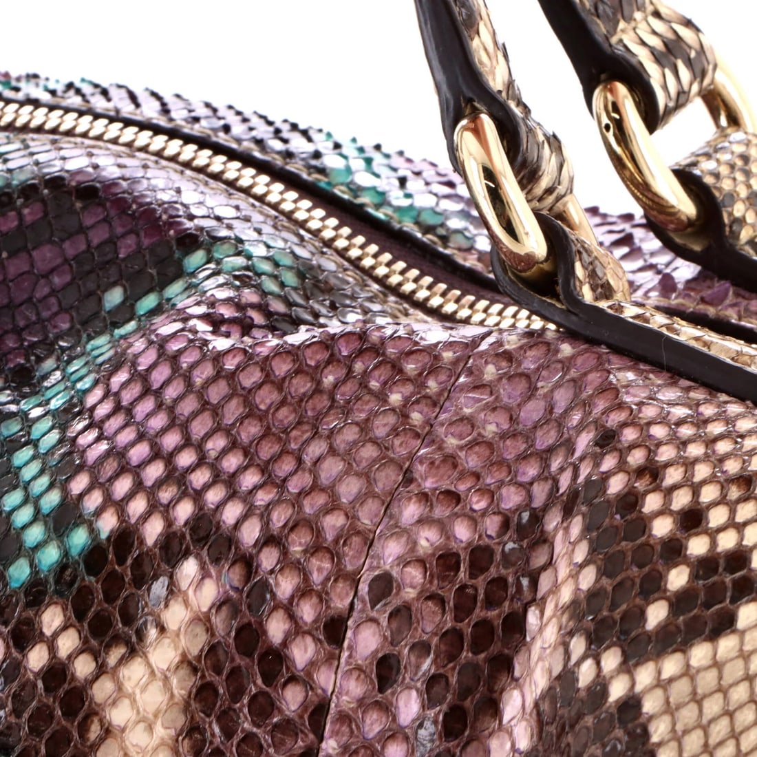 Gucci Soho Boston Bag Python - 6