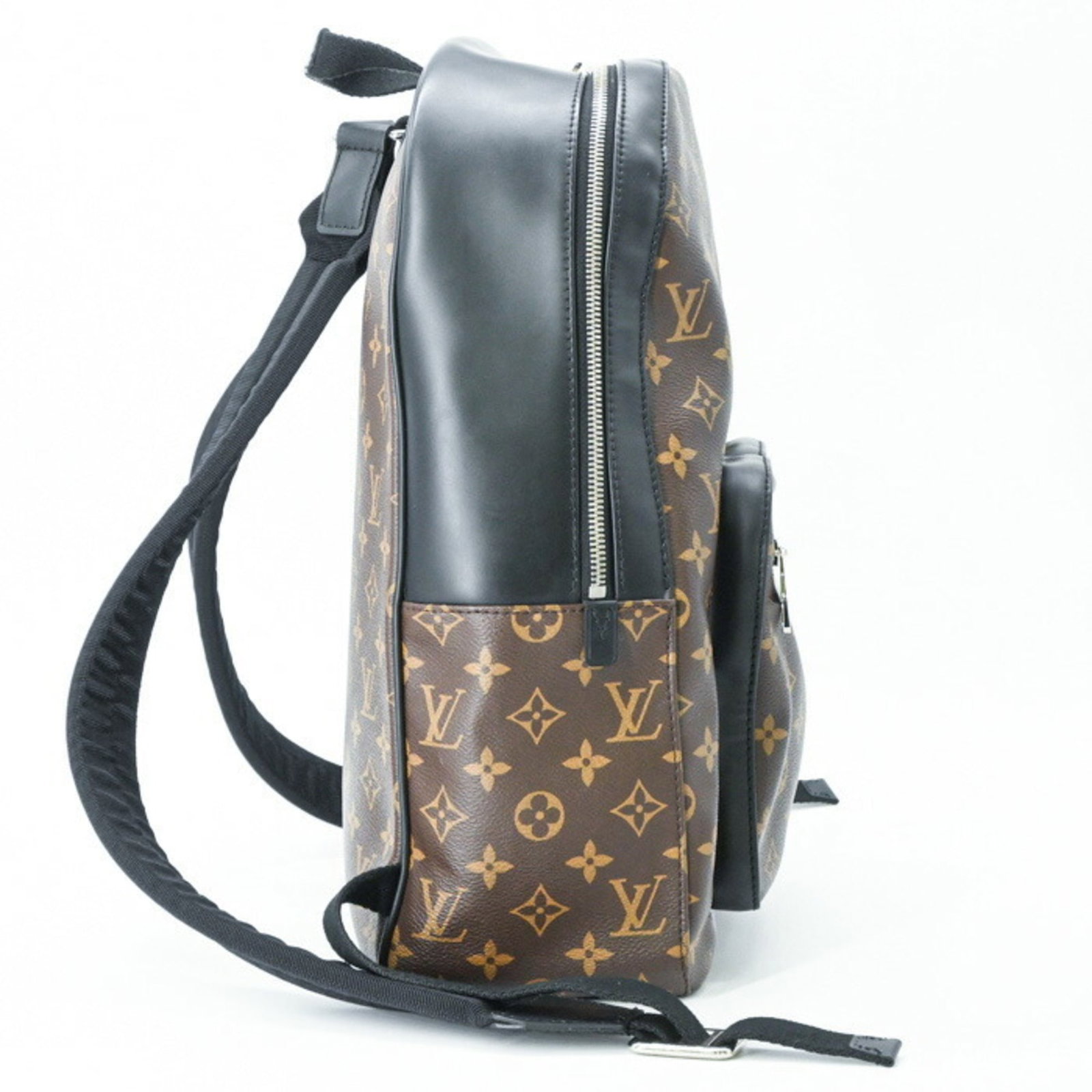 Canvas leather monogram Louis Vuitton backpack - 3