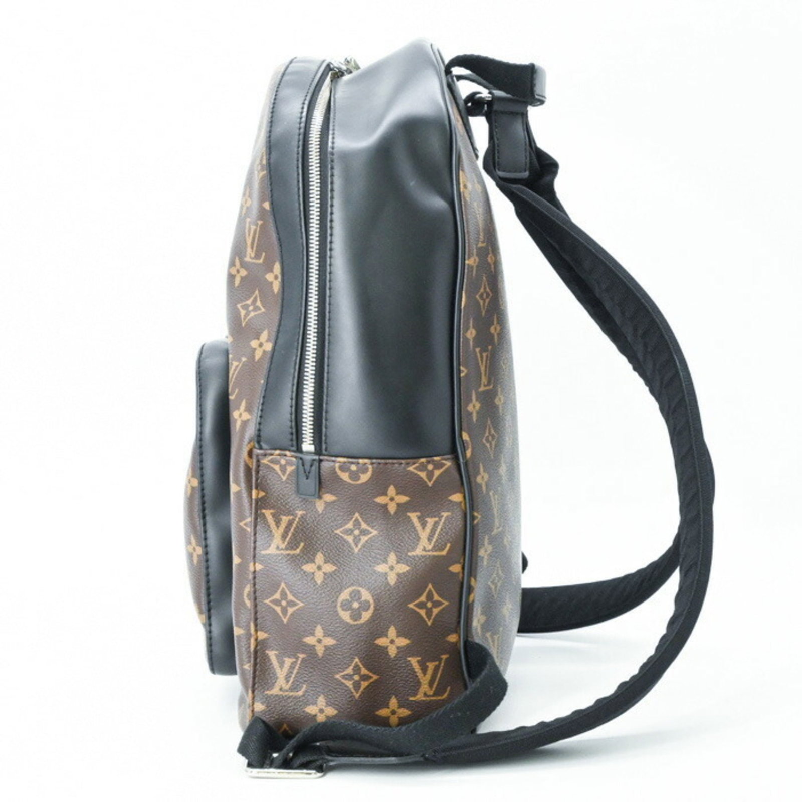 Canvas leather monogram Louis Vuitton backpack - 4