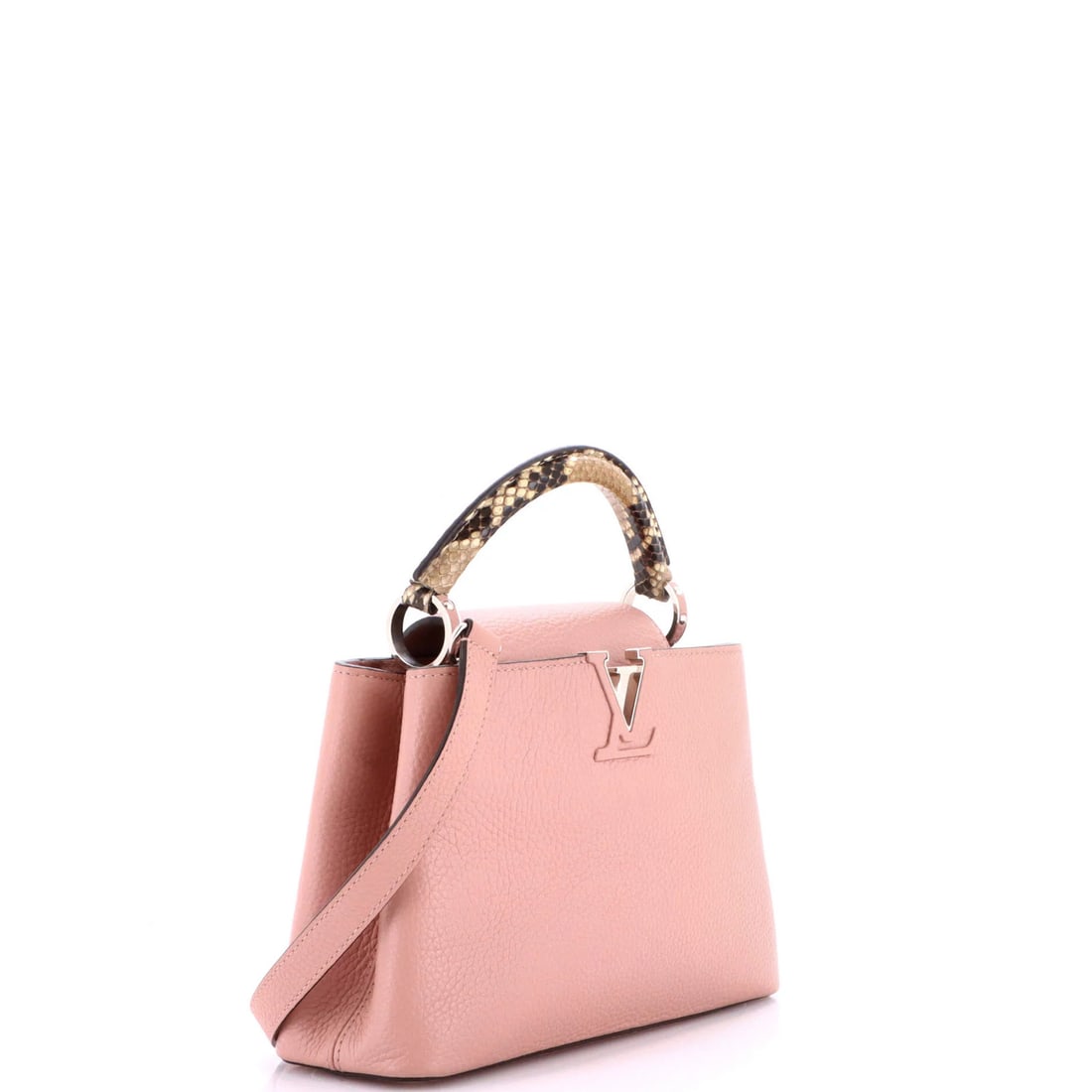 Capucines Bag Leather with Louis Vuitton Python - 2