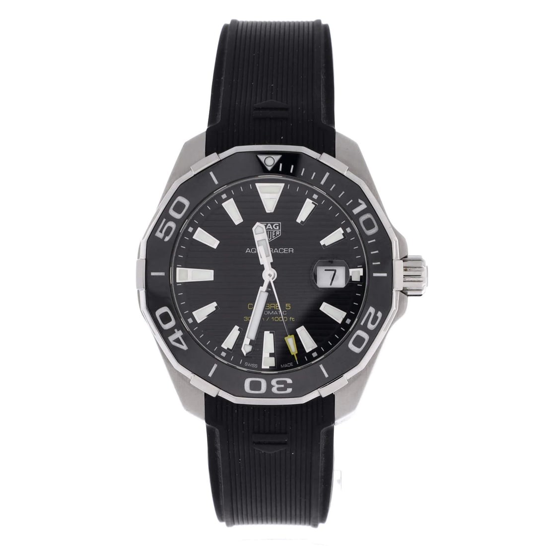 Tag Heuer Aquaracer 300M Calibre 5 Automatic Watch Stainless Steel and Rubber 43 (1 of 5)
