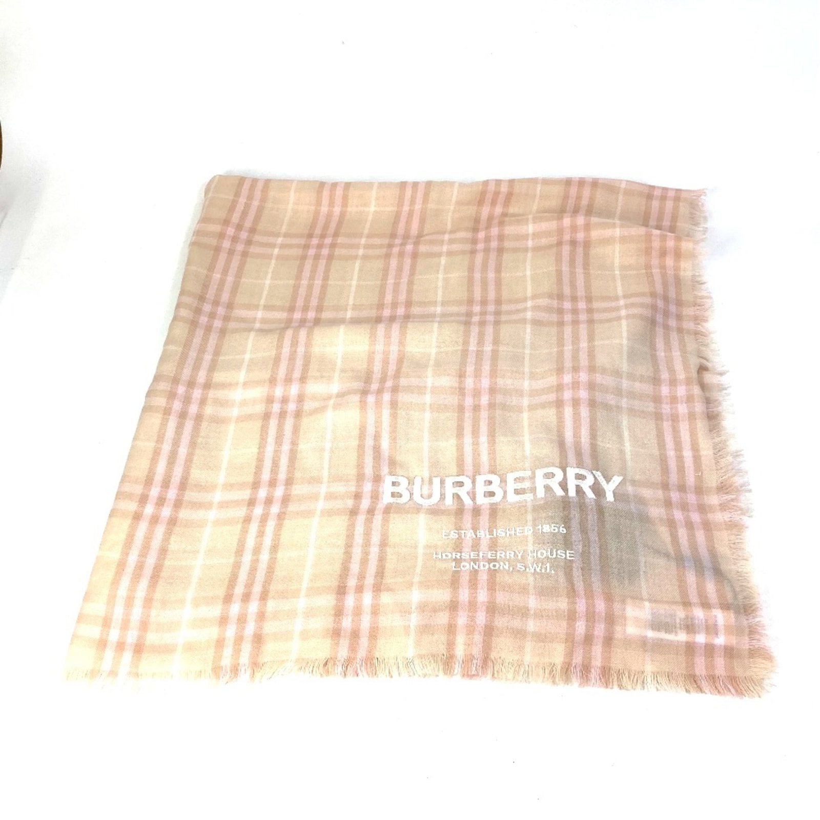 Stole Other By Burberry: Stole Other By Burberry Stole Other By Burberry features a striking pink hue, making it a unique and eye-catching accessory. Measuring 40.2 inches wide and 78.0 inches tall, this stole boasts an