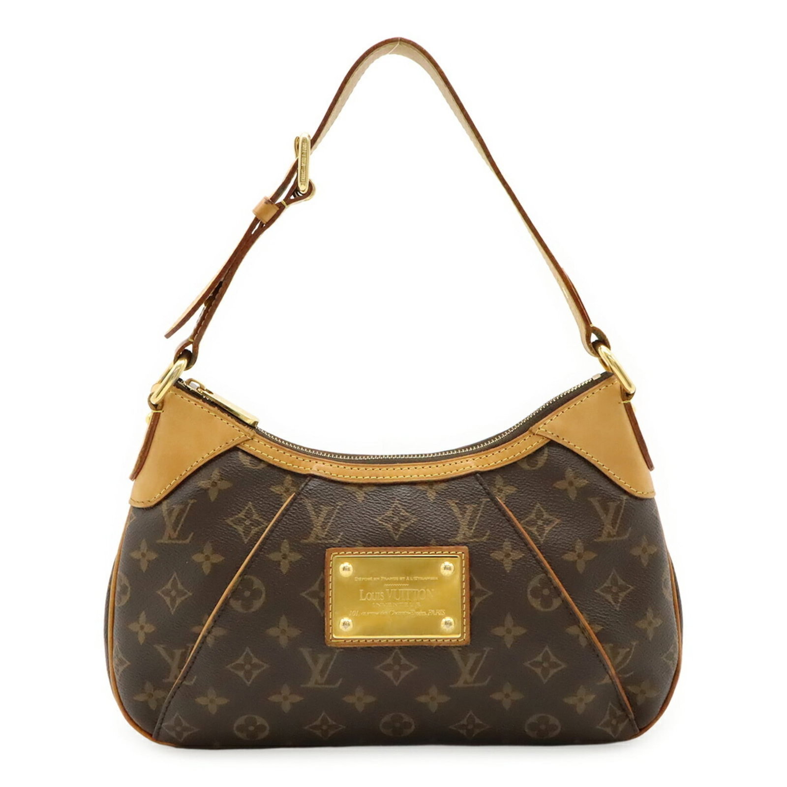 Shoulder Bag Monogram By Louis Vuitton: Shoulder Bag Monogram By Louis Vuitton Brown Monogram Shoulder Bag by Louis Vuitton. This classic shoulder bag features the iconic monogram pattern in brown, adding a touch of timeless elegance to