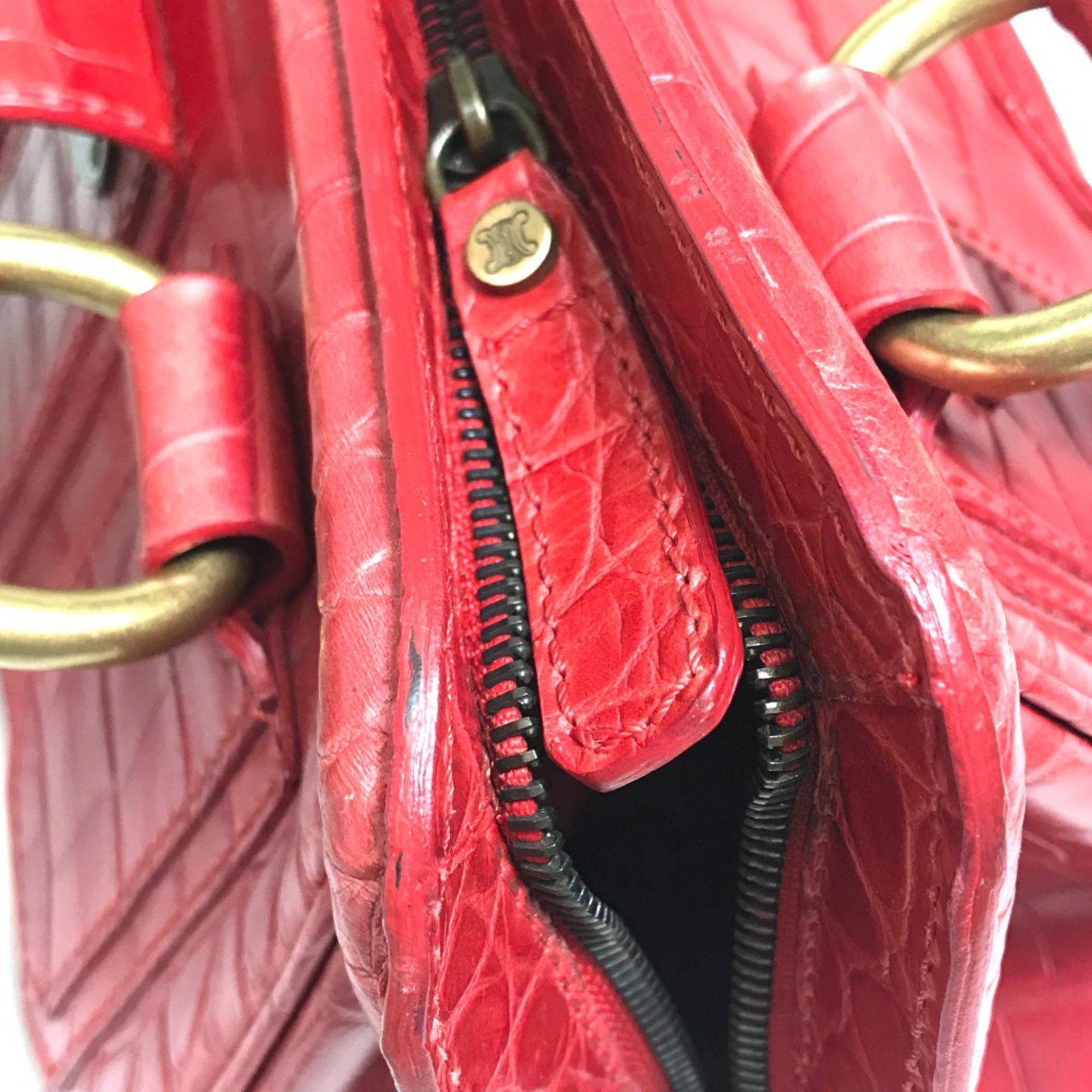 Handbag Celine Leather - 11