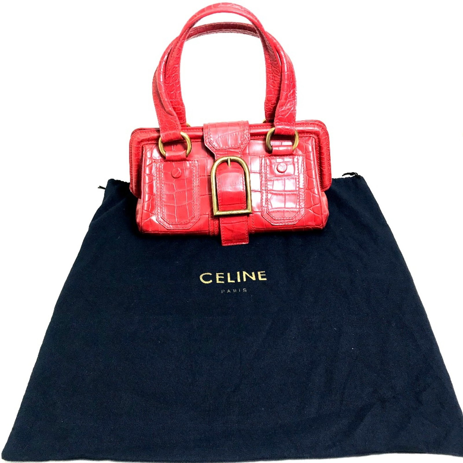 Handbag Celine Leather - 16