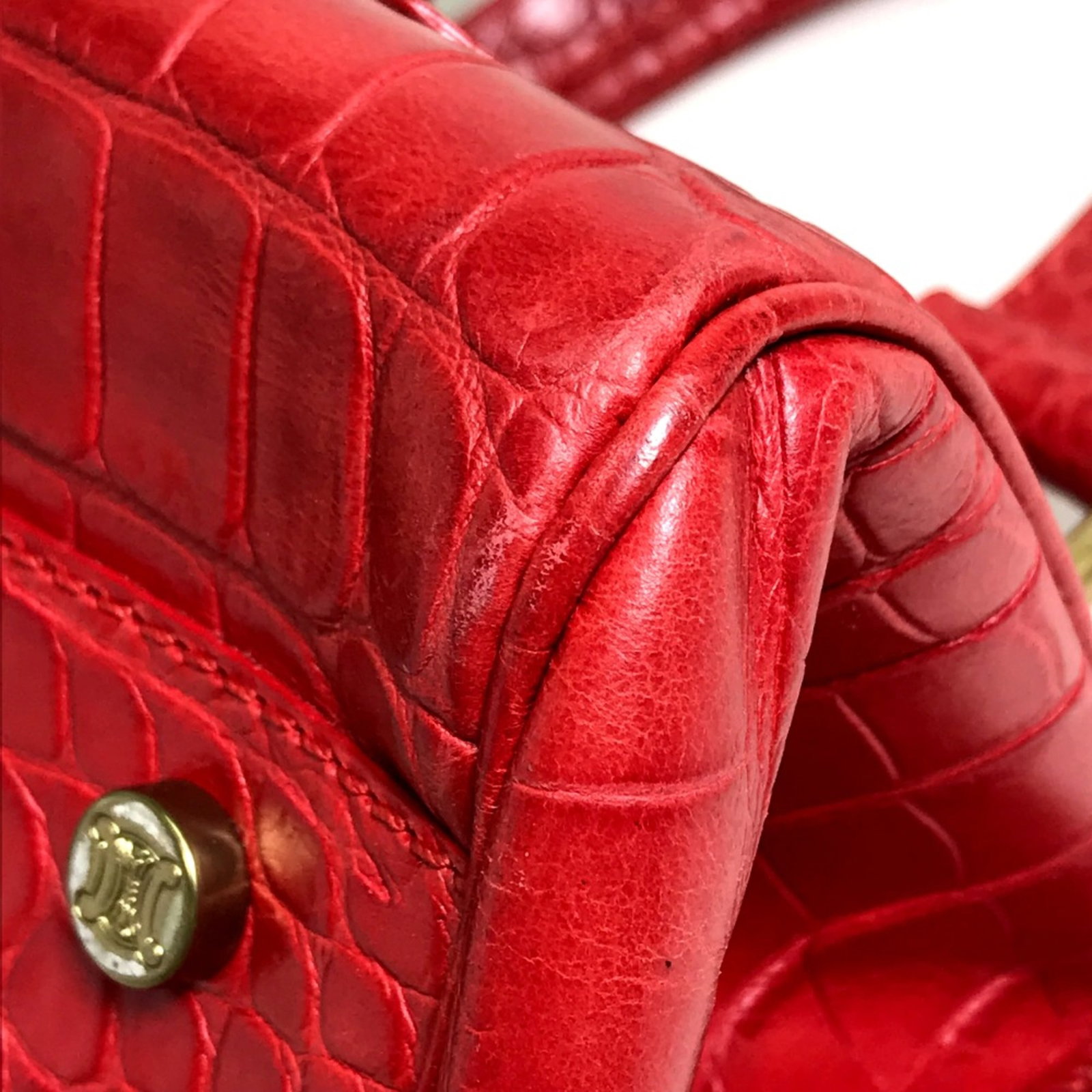 Handbag Celine Leather - 4