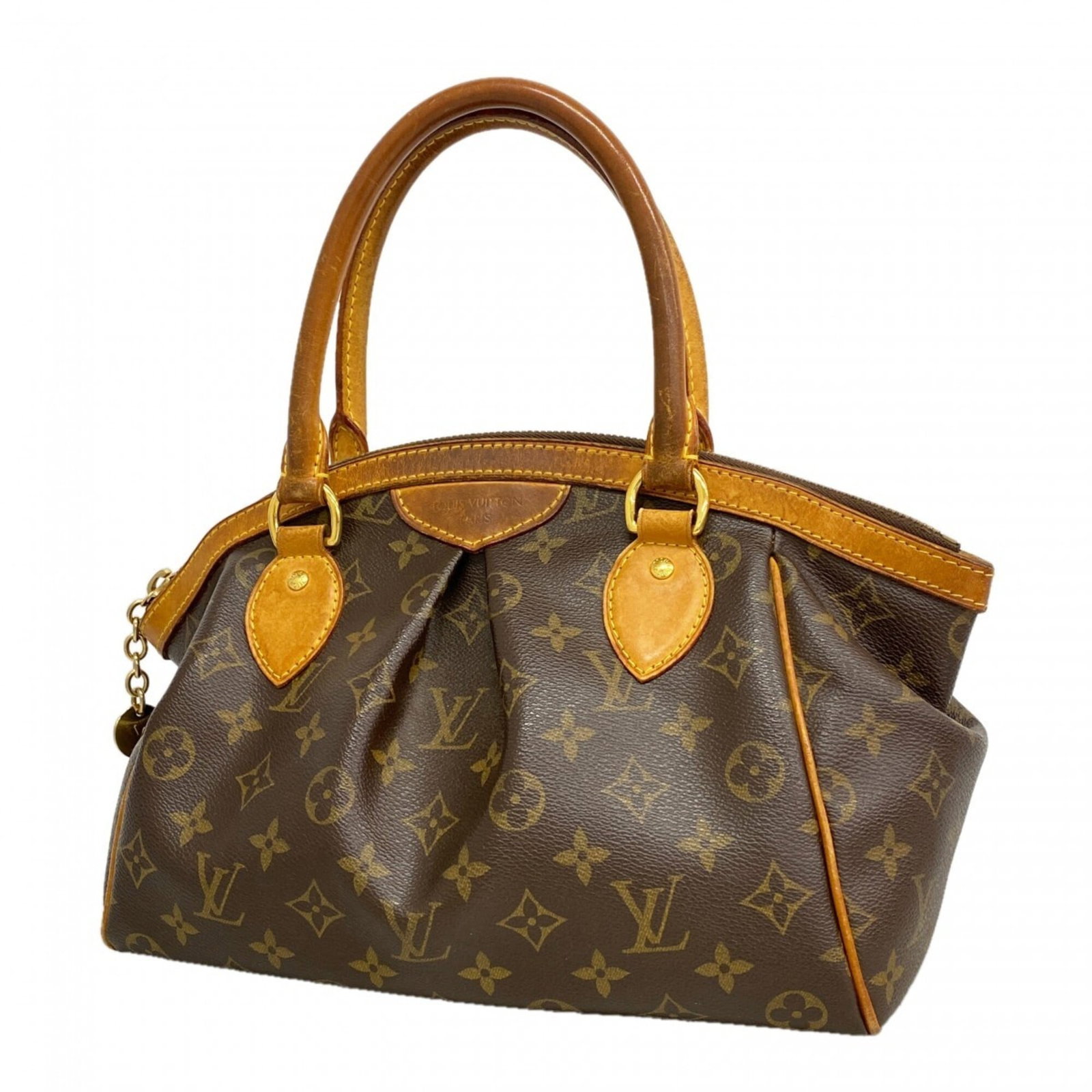 Louis Vuitton Handbag: Louis Vuitton Handbag Brown Louis Vuitton Handbag with classic design and signature monogram pattern. Measuring 23cm x 28cm x 13cm, it features a timeless combination of style and functionality. A