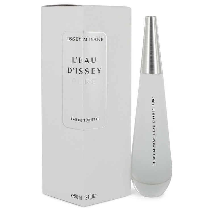 L'eau D'issey Pure by Issey Miyake Eau De Toilette Spray 3 oz: L'eau D'issey Pure by Issey Miyake Eau De Toilette Spray 3 oz L'eau D'issey Pure by Issey Miyake Eau De Toilette Spray is a floral and marine fragrance for women, opening with a top note reminiscent