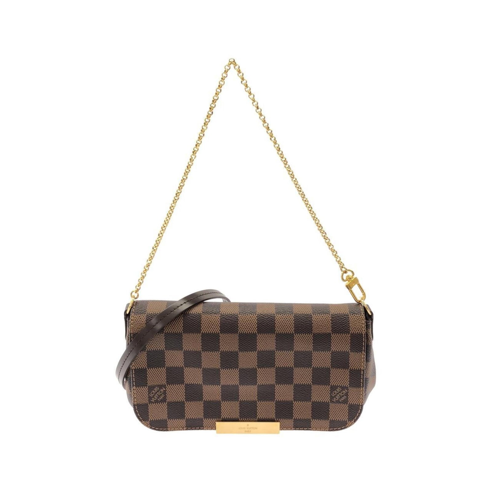 Shoulder bag coated canvas by Louis Vuitton: Shoulder bag coated canvas by Louis Vuitton Coated canvas by Louis Vuitton, featuring Ebene color and a compact size. This shoulder bag boasts a durable design with a signature touch. Made from high-q