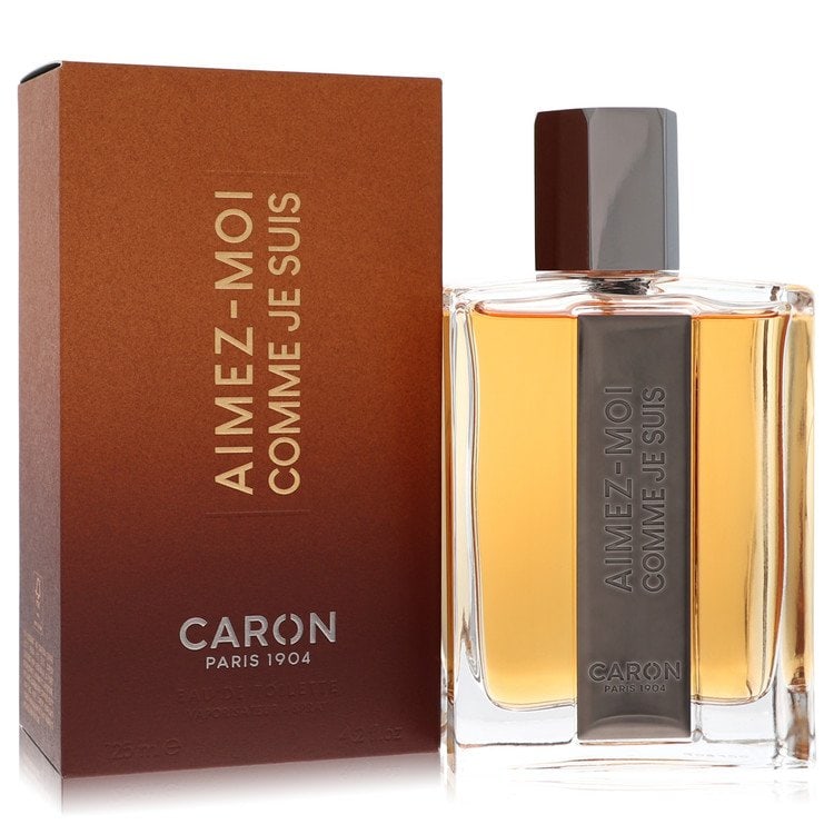 Aimez Moi Comme Je Suis by Caron Eau De Toilette Spray 4.2 oz: Aimez Moi Comme Je Suis by Caron Eau De Toilette Spray 4.2 oz 4.2 oz Eau De Toilette Spray by Caron, Aimez Moi Comme Je Suis Cologne for Men. This fragrance features a blend of scents, and bears a sig