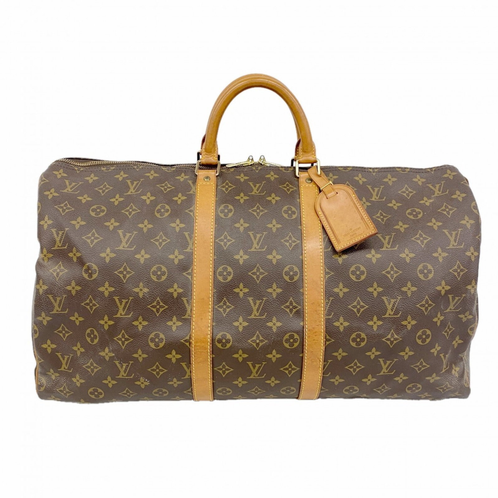 Boston Bag By Louis Vuitton: Boston Bag By Louis Vuitton Boston Bag By Louis Vuitton - A Timeless Classic. The Boston bag by Louis Vuitton boasts a rich brown color and sleek design, measuring 30cm x 56cm x 25cm. Its signature mo