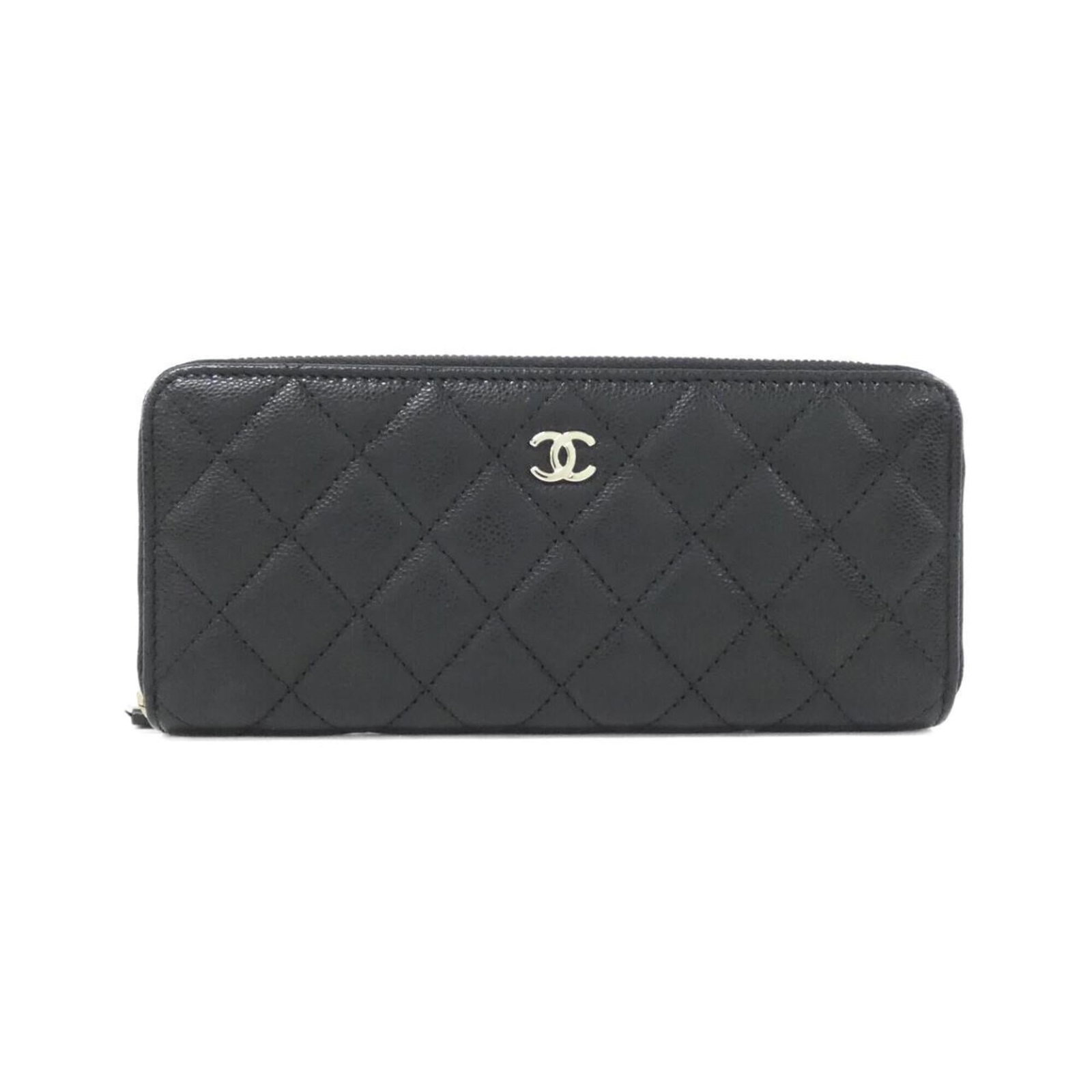 Calfskin long bi-fold wallet from Chanel (1 of 7)