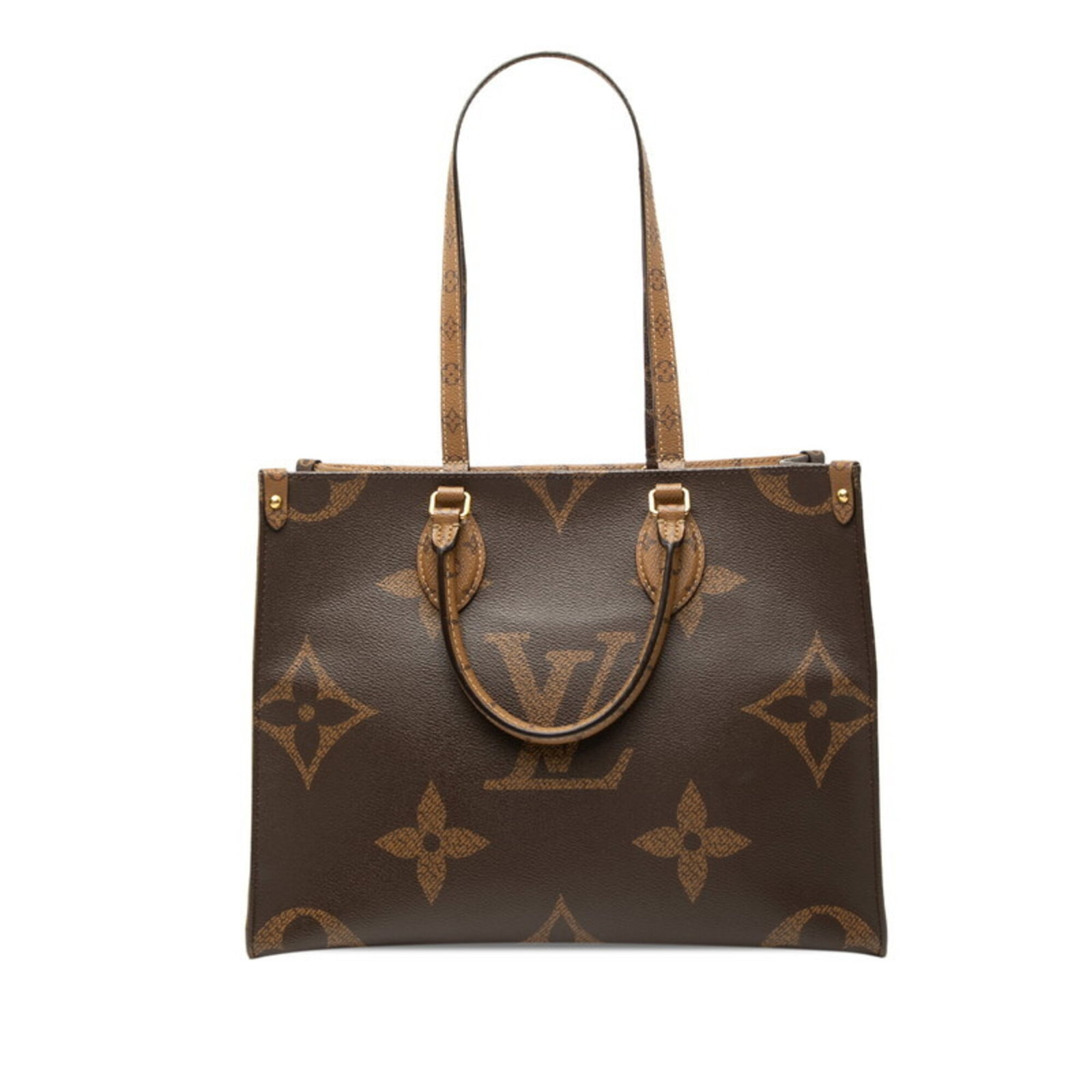 Louis Vuitton Pvc Leather Tote Handbag: Louis Vuitton Pvc Leather Tote Handbag Brown Louis Vuitton Pvc Leather Tote Bag with Monogram, 26cm x 33cm x 14cm. This classic tote bag features the iconic Louis Vuitton monogram pattern in PVC leath