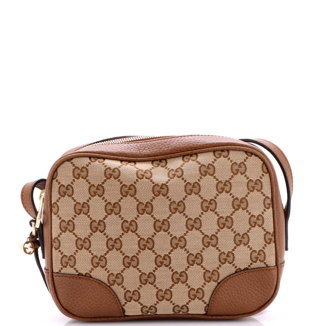 Gucci Bree Disco Crossbody Bag GG Canvas with Leather Mini: Gucci Bree Disco Crossbody Bag GG Canvas with Leather Mini The Gucci Bree Disco Crossbody Bag GG Canvas with Leather Mini boasts a stylish combination of canvas and leather, with a neutral interior to