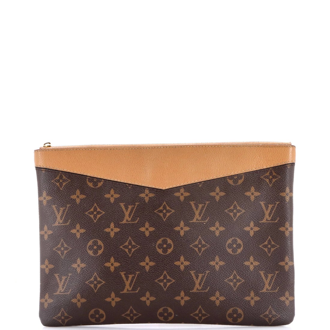 Louis Vuitton Monogram Daily Pouch Canvas: Louis Vuitton Monogram Daily Pouch Canvas The Louis Vuitton Monogram Daily Pouch Canvas is a stylish and functional accessory, featuring the iconic monogram canvas exterior in brown. With its gold har