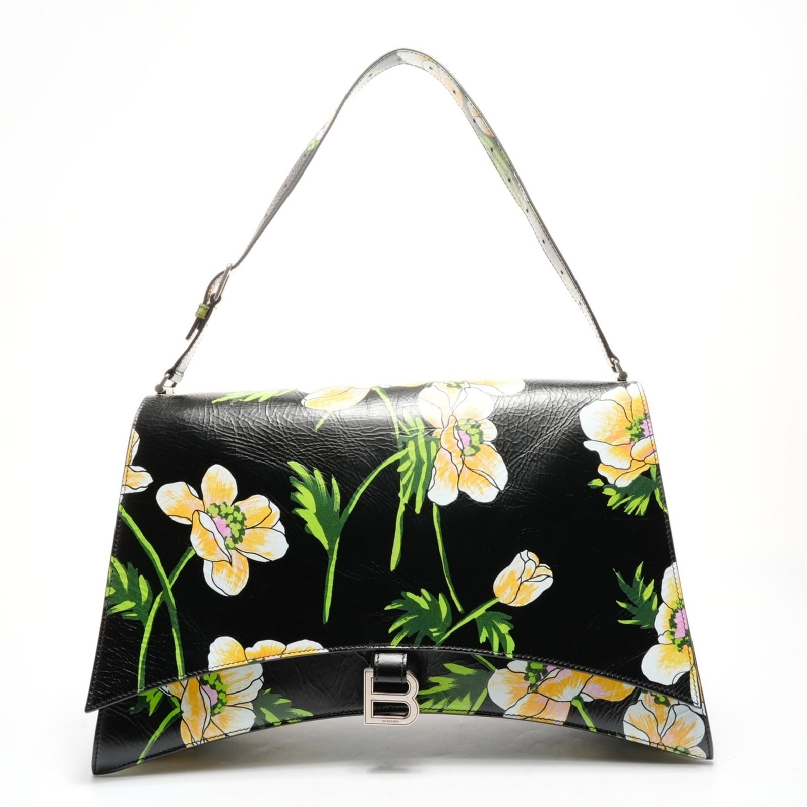 Shoulder Bag By Balenciaga: Shoulder Bag By Balenciaga Black Balenciaga shoulder bag with a sleek design, measuring 25cm x 40cm x 12cm. The bag features adjustable straps that reach 60cm in length, providing a comfortable fit fo