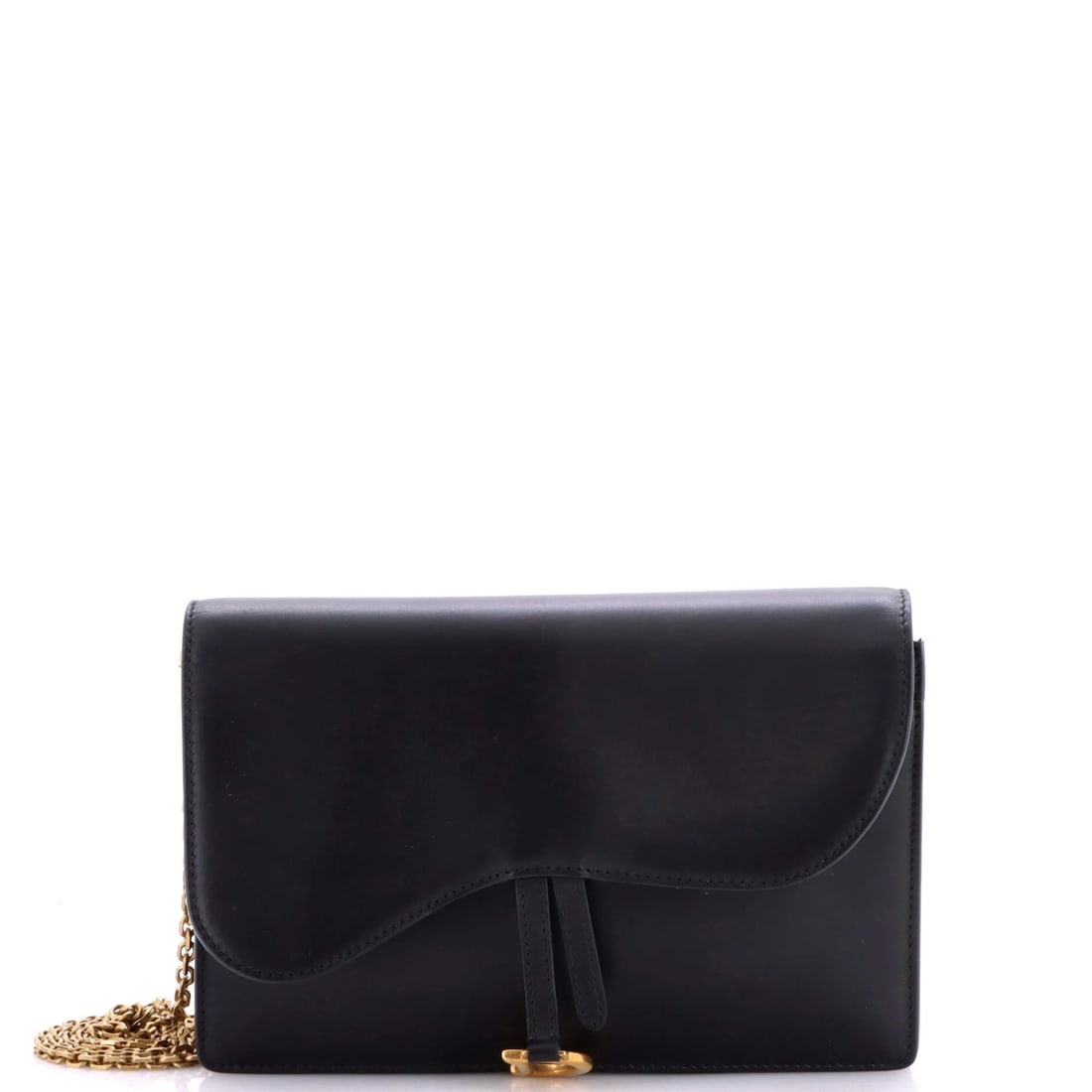 Chain Clutch Leather Saddle Christian Dior (1 of 7)
