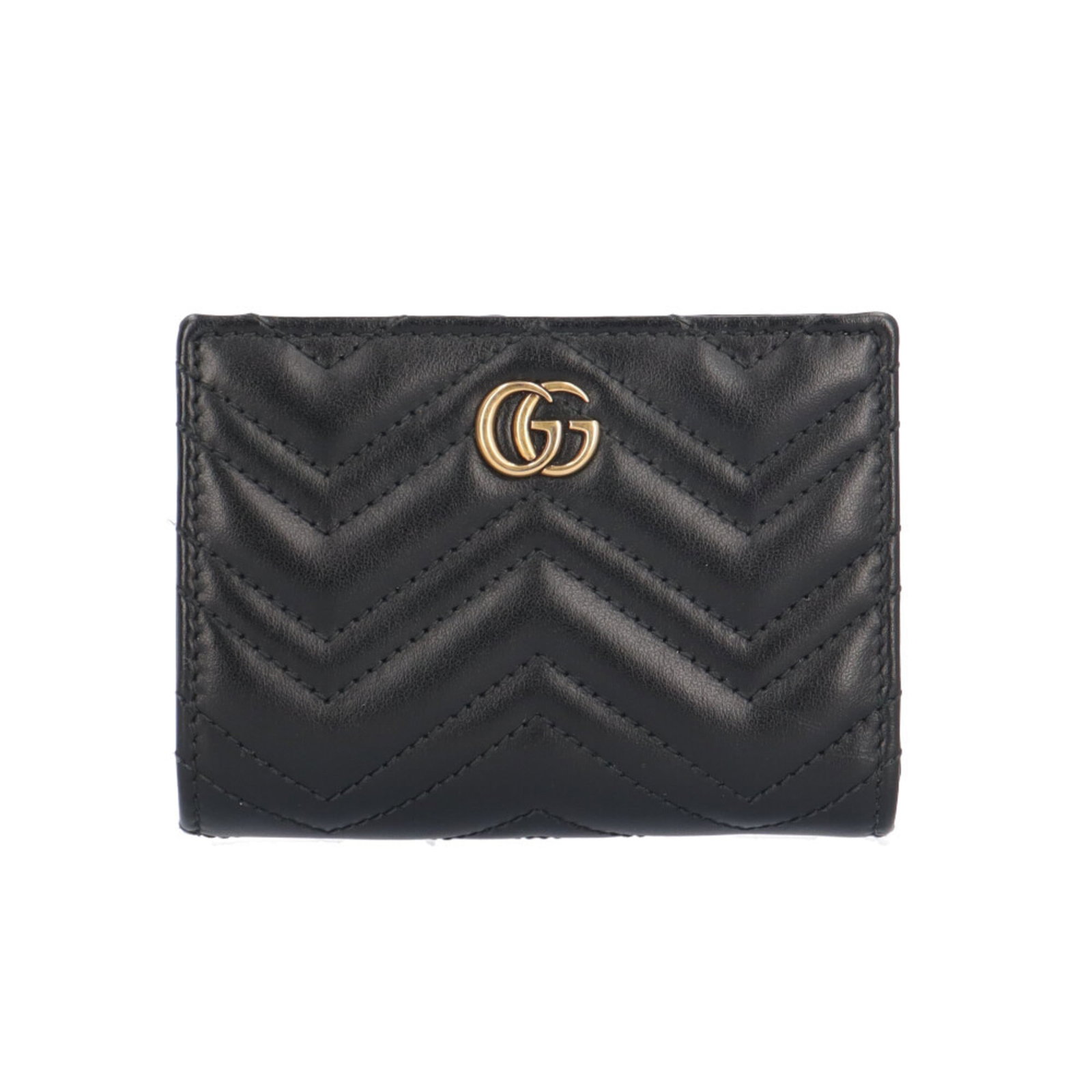 Gucci Wallet (Bi-Fold) Leather: Gucci Wallet (Bi-Fold) Leather The Gucci bi-fold leather wallet features sleek black design and precise measurements, measuring 8.5cm x 11.5cm x 3cm. Made from high-quality Italian leather, its classi