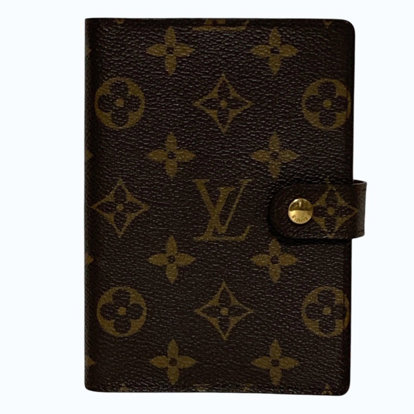 Louis Vuitton PM Monogram Notebook Women's Brown Agenda R20005 Cover (1 of 8)