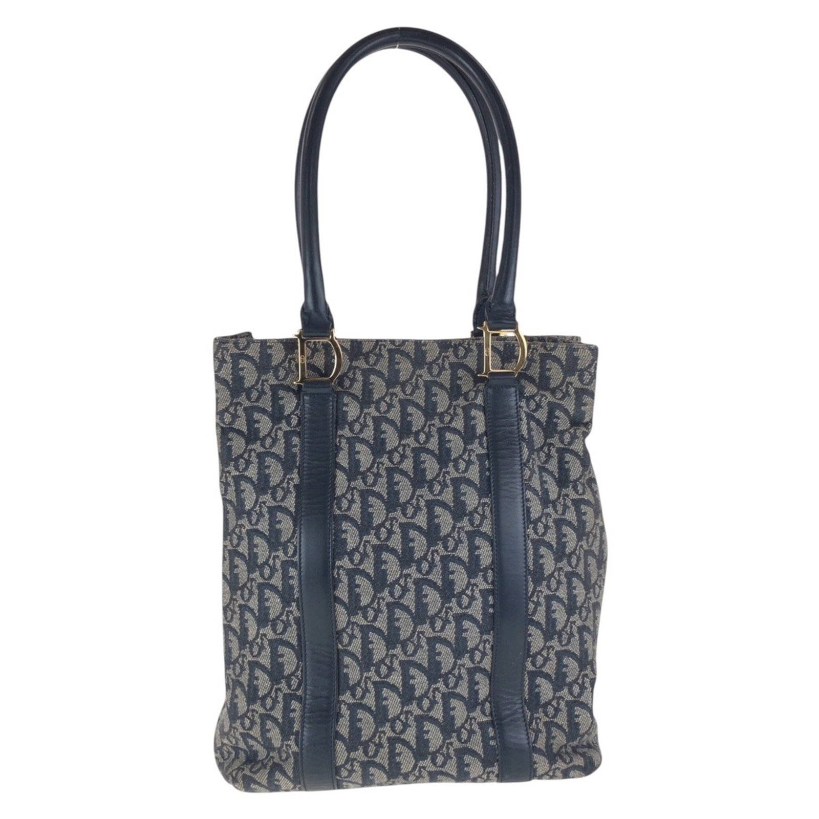 Canvas leather tote bag shoulder bag by Christian Dior (1 of 10)